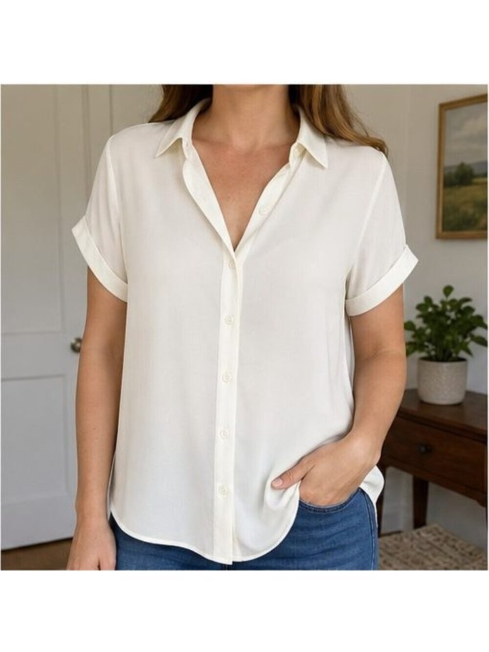 Ivory Cami Blouse